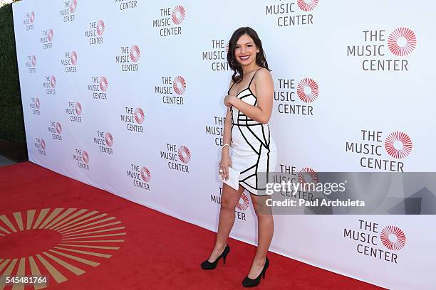 Actress Isabella Gomez attends the Music Center's Summer Soiree at The Music Center Plaza on July 7, 2016 in Los Angeles, California.