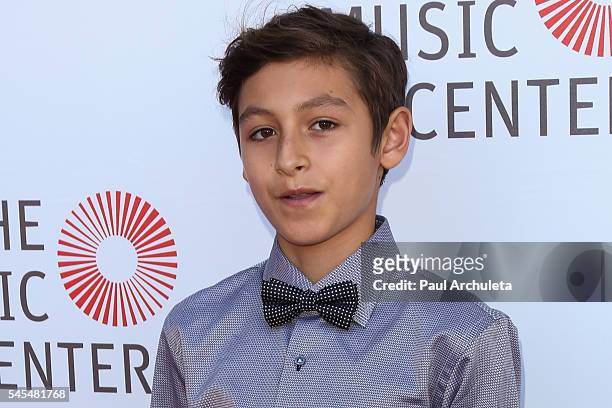 Actor Marcel Ruiz attends the Music Center's Summer Soiree at The Music Center Plaza on July 7, 2016 in Los Angeles, California.