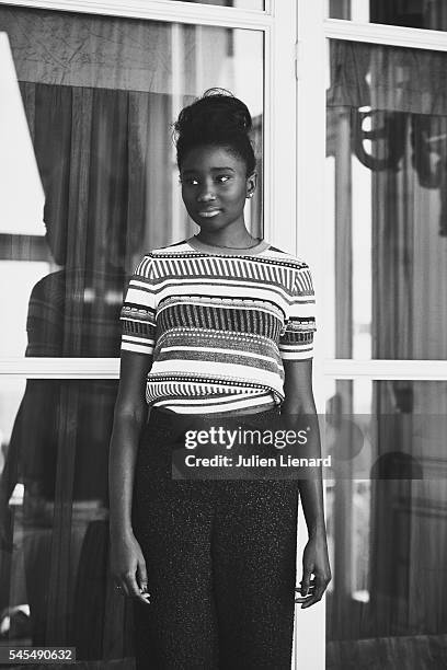 Actress Karidja Toure is photographed for Self Assignment on June 11, 2016 in Cabourg, France.