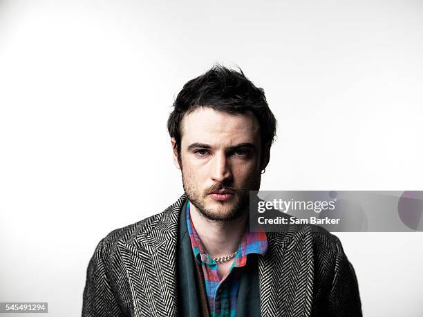 Actor Tom Sturridge is photographed for the Sunday Times magazine on April 1, 2016 in London, England.