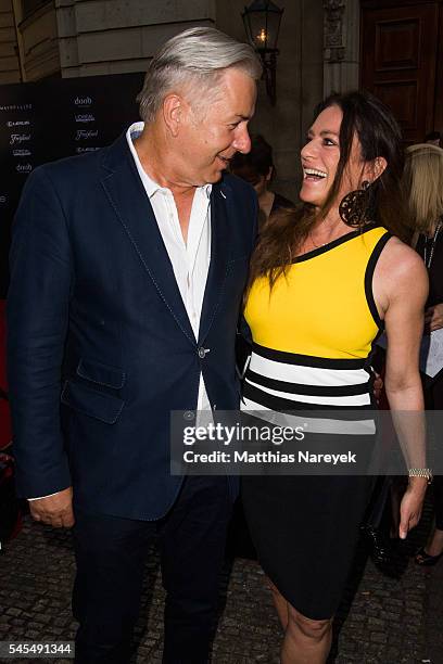 Christine Neubauer and Klaus Wowereit during the MICHALSKY StyleNite 2016 on July 1, 2016 in Berlin, Germany.