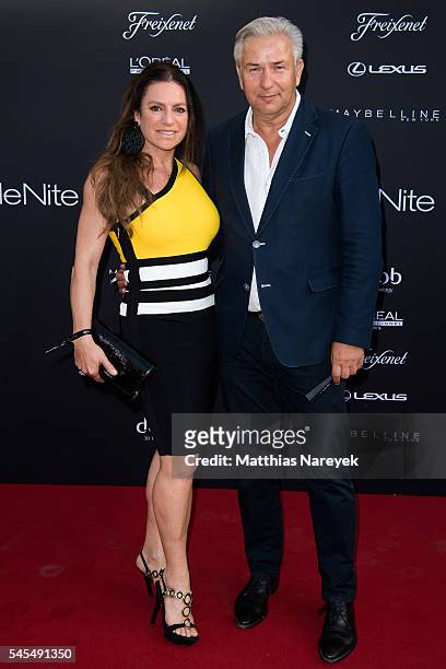 Christine Neubauer and Klaus Wowereit during the MICHALSKY StyleNite 2016 on July 1, 2016 in Berlin, Germany.