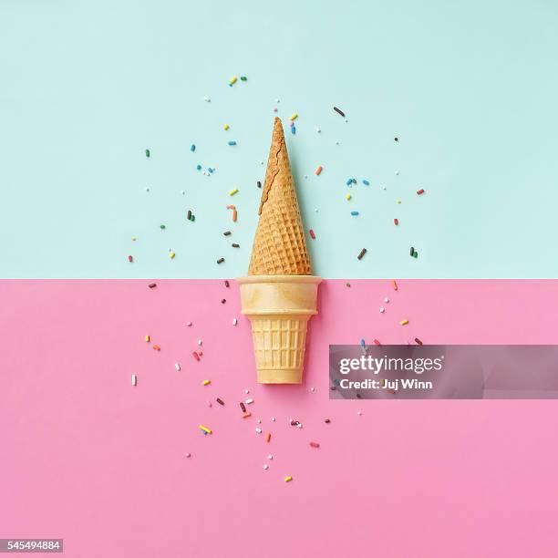 dairy free ice cream cone concept - cone shape stock pictures, royalty-free photos & images