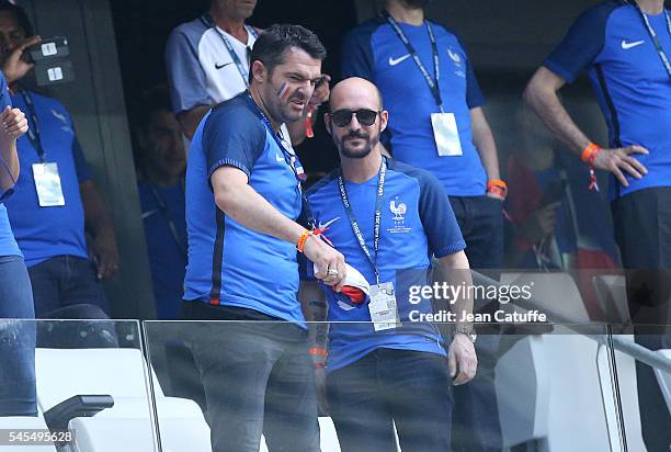 David Ducret, Cartman attend the UEFA Euro 2016 semi-final match between Germany and France at Stade Velodrome on July 7, 2016 in Marseille, France.
