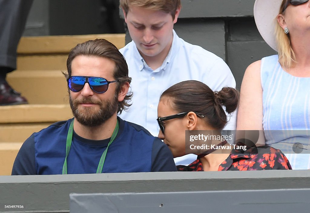Celebrities Attend Wimbledon