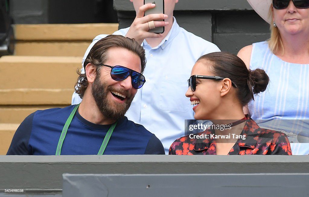 Celebrities Attend Wimbledon