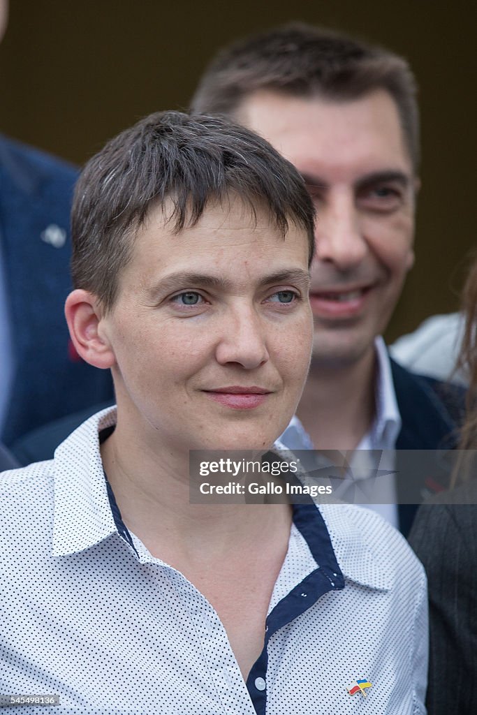 Former prisoner of Russia Nadiya Savchenko At Vistula University