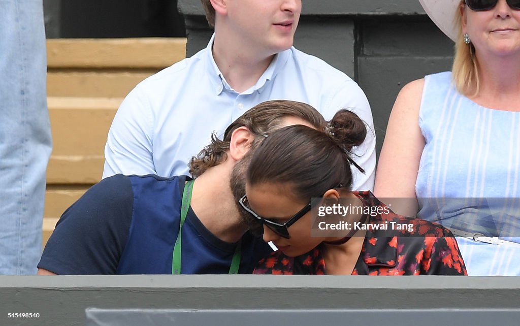 Celebrities Attend Wimbledon