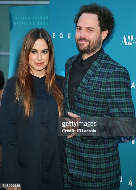 Alana Morshead and Drake Doremus attend the premiere of A24's 'Equals' at ArcLight Hollywood on July 7, 2016 in Hollywood, California.