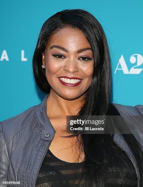 Dominique Nicole attends the premiere of A24's 'Equals' at ArcLight Hollywood on July 7, 2016 in Hollywood, California.