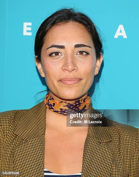 Lola Langusta attends the premiere of A24's 'Equals' at ArcLight Hollywood on July 7, 2016 in Hollywood, California.