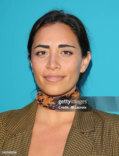 Lola Langusta attends the premiere of A24's 'Equals' at ArcLight Hollywood on July 7, 2016 in Hollywood, California.