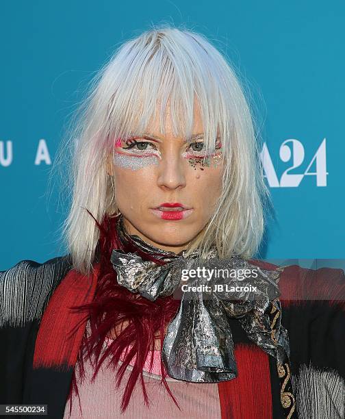 Kate Crash attends the premiere of A24's 'Equals' at ArcLight Hollywood on July 7, 2016 in Hollywood, California.