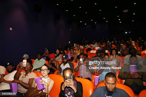 View of the atmosphere at the "Infiltrator" Private Screening at Crosby Hotel on July 7, 2016 in New York City.