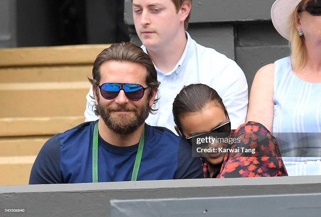 Celebrities Attend Wimbledon