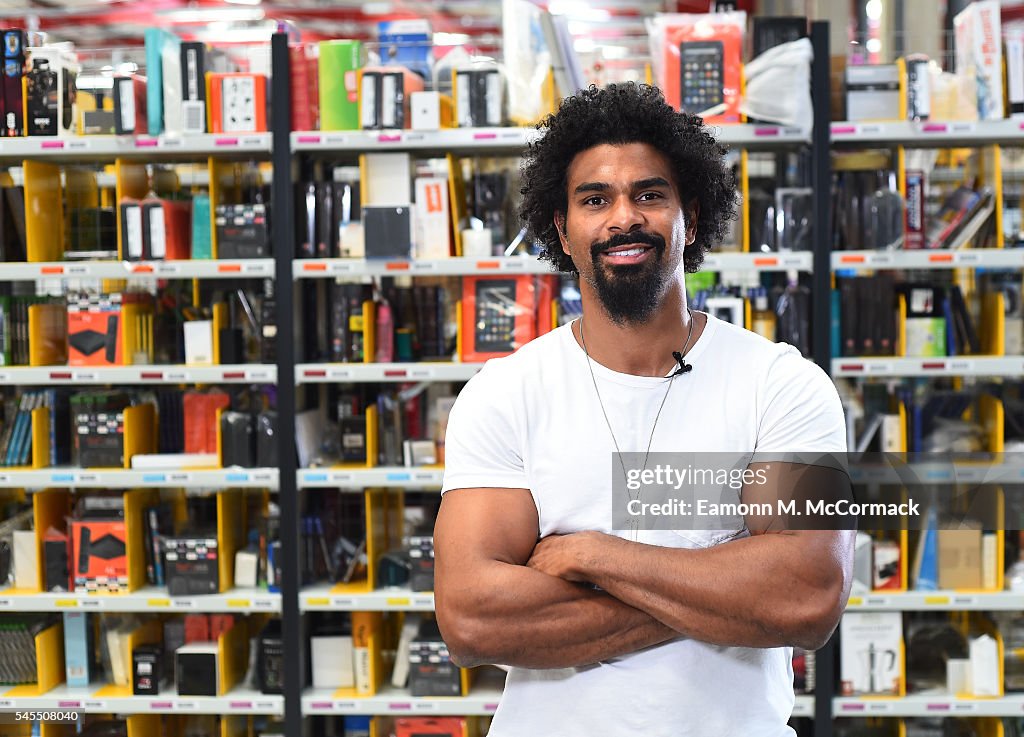 David Haye Delivers Gifts To Boxing Gym Via Prime Now To Celebrate Amazon Prime Day