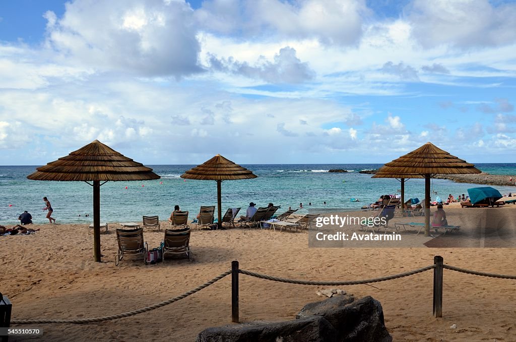 Beach at Oahu - Hawaii - Nort shore