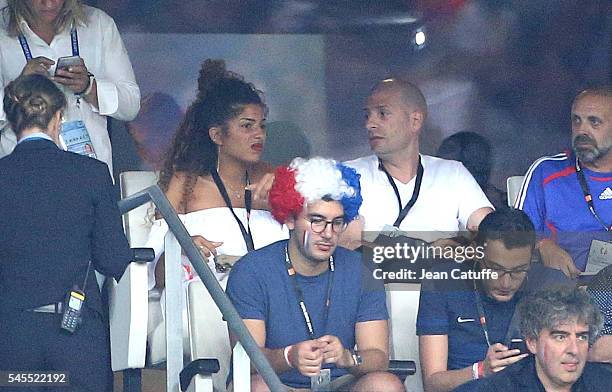 Philippe Fragione aka Akhenaton attends the UEFA Euro 2016 semi-final match between Germany and France at Stade Velodrome on July 7, 2016 in...