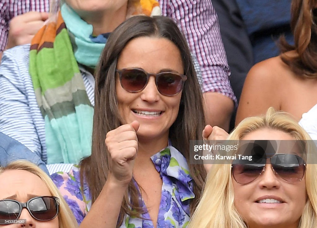 Celebrities Attend Wimbledon
