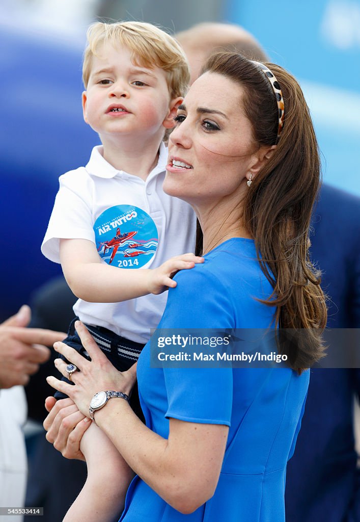 The Duke & Duchess Of Cambridge Visit The Royal International Air Tattoo