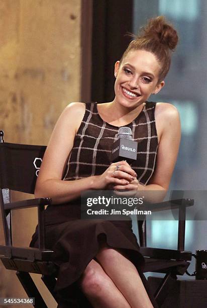 Actress Carly Chaikin attends AOL Build Speaker Series Carly Chaikin, "Mr. Robot" at AOL Studios In New York on July 8, 2016 in New York City.