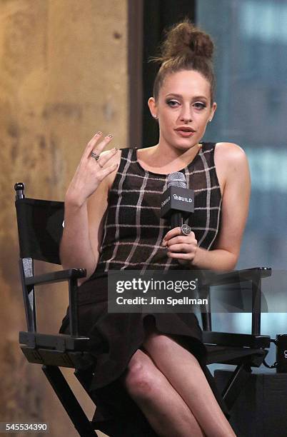 Actress Carly Chaikin attends AOL Build Speaker Series Carly Chaikin, "Mr. Robot" at AOL Studios In New York on July 8, 2016 in New York City.