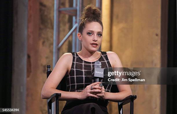 Actress Carly Chaikin attends AOL Build Speaker Series Carly Chaikin, "Mr. Robot" at AOL Studios In New York on July 8, 2016 in New York City.