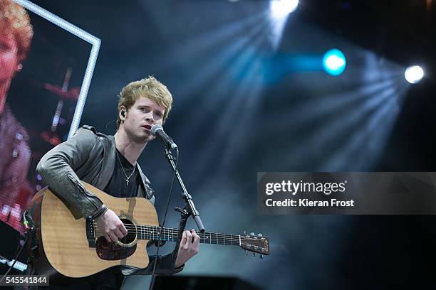 Steve Garrigan of Kodaline performs at Marlay Park on July 8, 2016 in Dublin, Ireland.