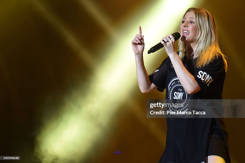 Ellie Goulding Performs At Moon and Stars Festival In Locarno
