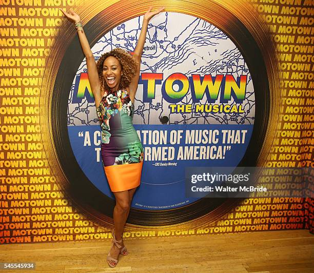 Allison Semmes during the Photo Call for 'Motown The Musical' at Chelsea Studios on July 8, 2016 in New York City.