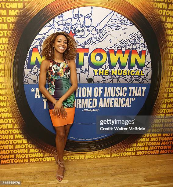 Allison Semmes during the Photo Call for 'Motown The Musical' at Chelsea Studios on July 8, 2016 in New York City.