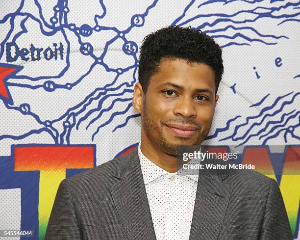 Chester Gregory during the Photo Call for 'Motown The Musical' at Chelsea Studios on July 8, 2016 in New York City.