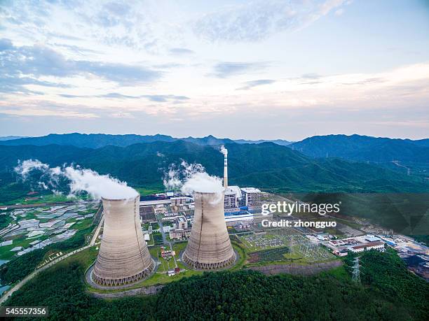 火力発電所、中国江西省 - geothermal power station ストックフォトと画像