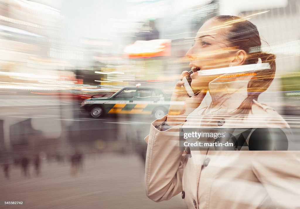 Businesswoman on the phone