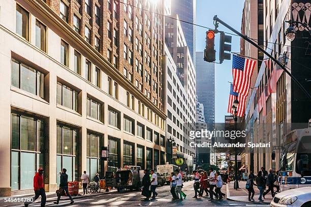 streets of manhattan, new york city, new york state, usa - soho new york stock pictures, royalty-free photos & images
