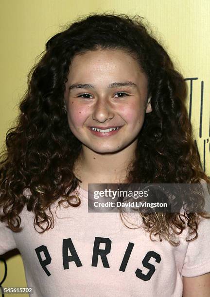 Actress Rebecca Bloom attends a celebration of Amazon's "Gortimer Gibbon's Life on Normal Street" Season 2 at Racer's Edge Indoor Karting on July 8,...