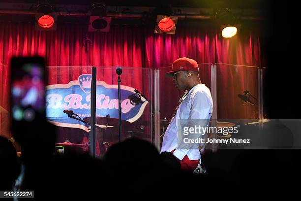 Stokley Williams of Mint Condition performs at B.B. King Blues Club & Grill on July 6, 2016 in New York City.