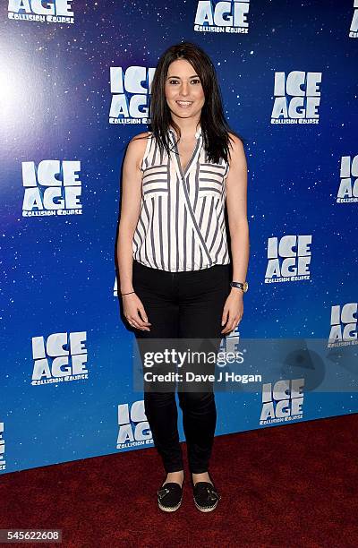 Natalie Sawyer attends the Ice Age: Collision Course Gala Screening at Empire Leicester Square on July 9, 2016 in London, England.