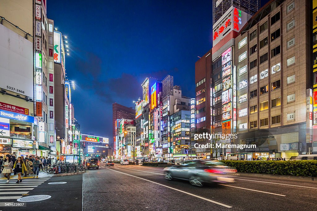 East Shinjuku, Yasukuni Street near Kabukicho