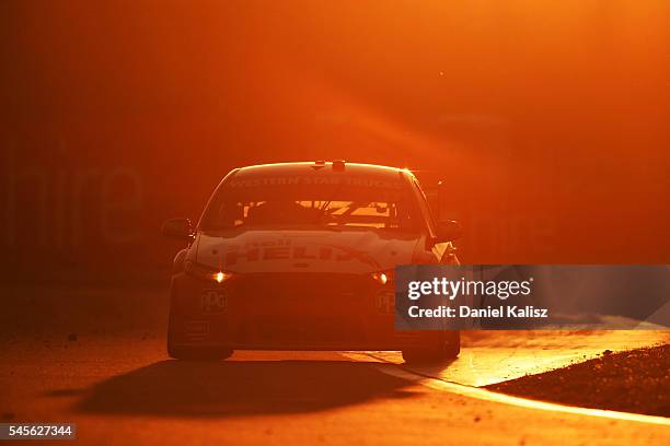 Scott Pye drives the DJR Team Penske Ford Falcon FGX during race 1 for the Townsville 400 at Reid Park on July 9, 2016 in Townsville, Australia.