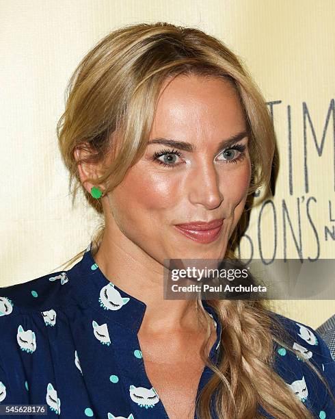 Actress Naomi Lowde-Priestley attends the celebration for Amazon's "Gortimer Gibbon's Live On Normal Street" season 2 at Racer's Edge Indoor Karting...