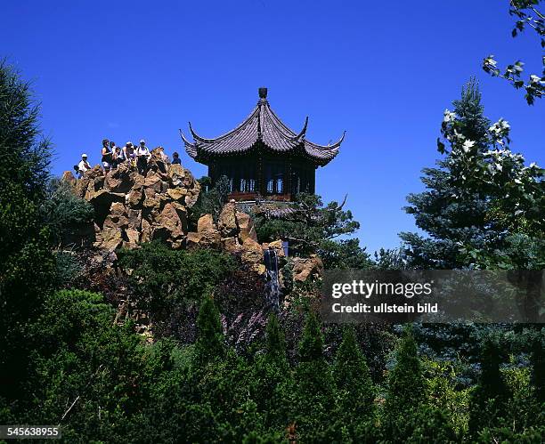 Botanischer Garten: chinesischesHaus - 1999