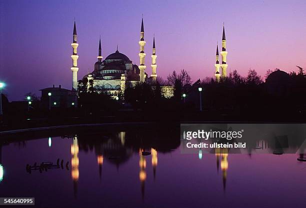 Die `Blaue Moschee' in Istanbul- 1993