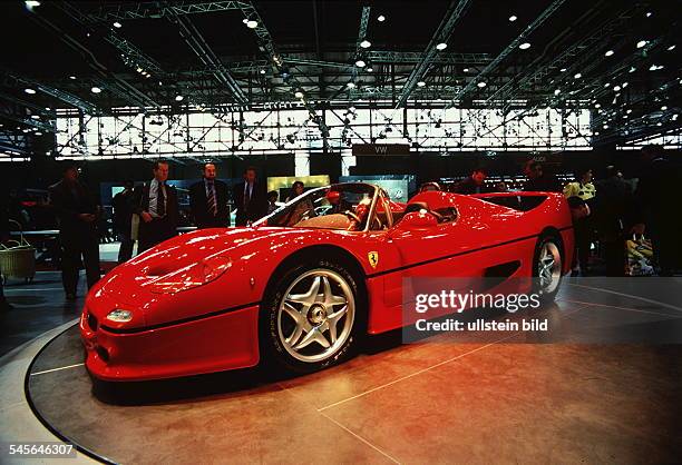Genfer Automobilsalonroter Ferrari- 1995