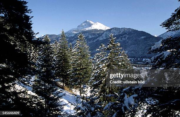 Landschaft in den Allgäuer Alpen imWinter- 1998