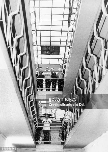 Strafvollzugsanstalt Brandenburg:Innenansicht- Dezember 1989