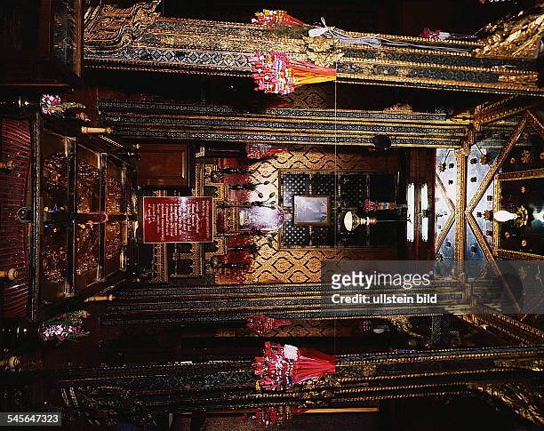 Saraburi - Phra Phuttabhat mit FußabdruckBuddhas im Innenraum- 1994