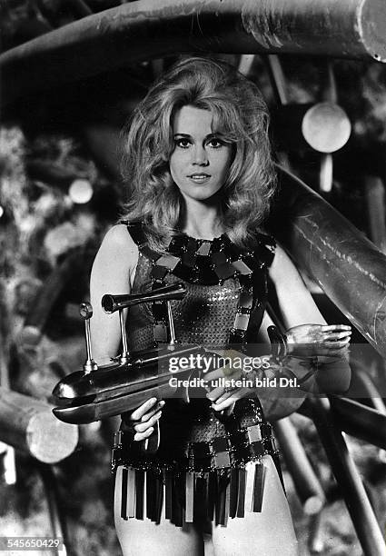 Jane Fonda *- actress, USAin the movie "Barbarella".Director: Roger Vadim- 1967