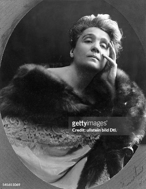Duse, Eleonora *03.10.1858-+Schauspielerin, Italien- Portrait- 1903- identisch mit Bild