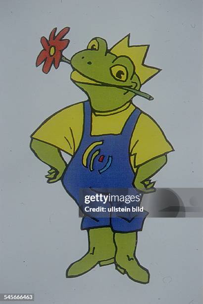 Maskottchen "Froschkönig Fritz" der BUGA 2001 in Potsdam- 2001